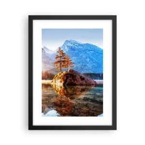 Poster în ramă neagră - Natura într-o nouă lumină - 30x40 cm