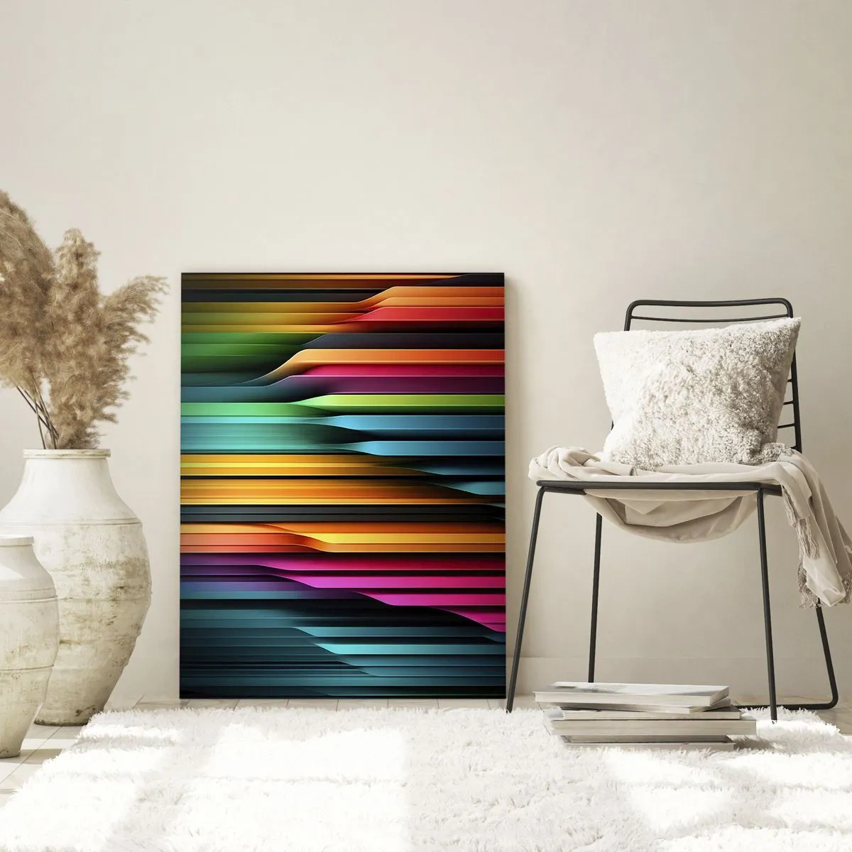 Tablou pe sticlă - Orgă de lumină - 50x70 cm