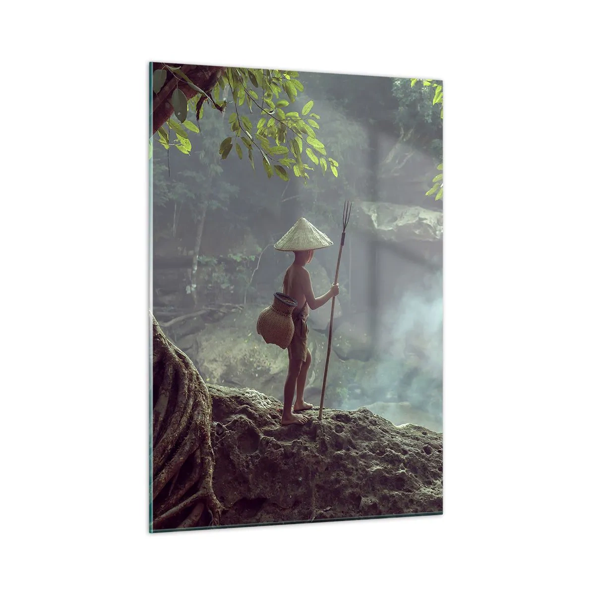 Tablou pe sticlă - Prietenul naturii - 50x70 cm