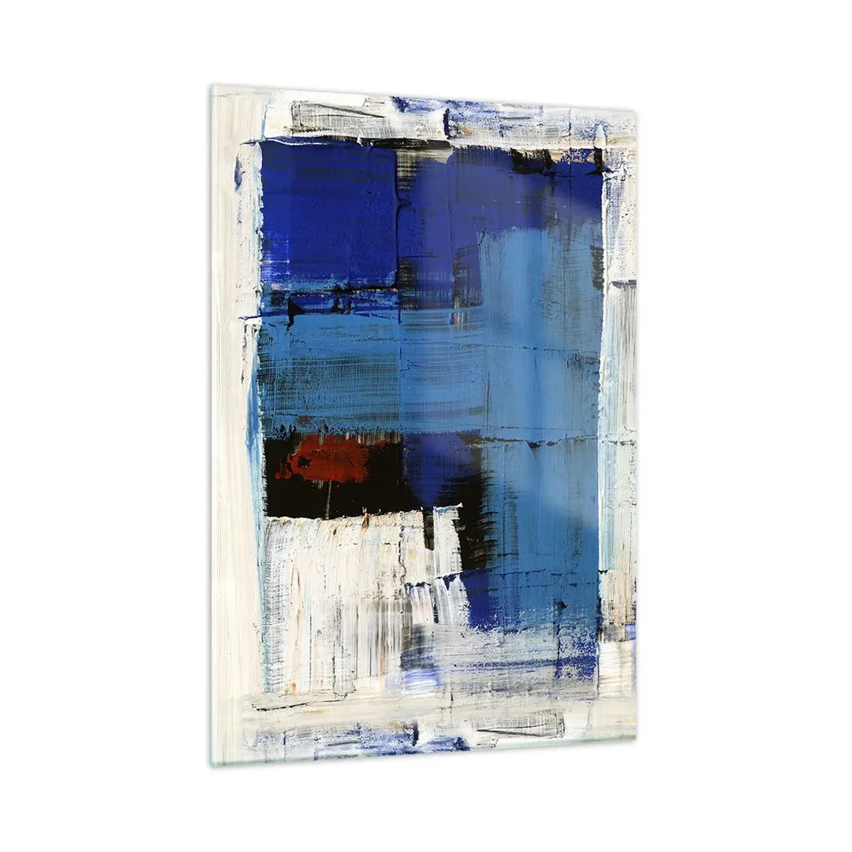 Tablou pe sticlă - Secretul albastru - 50x70 cm