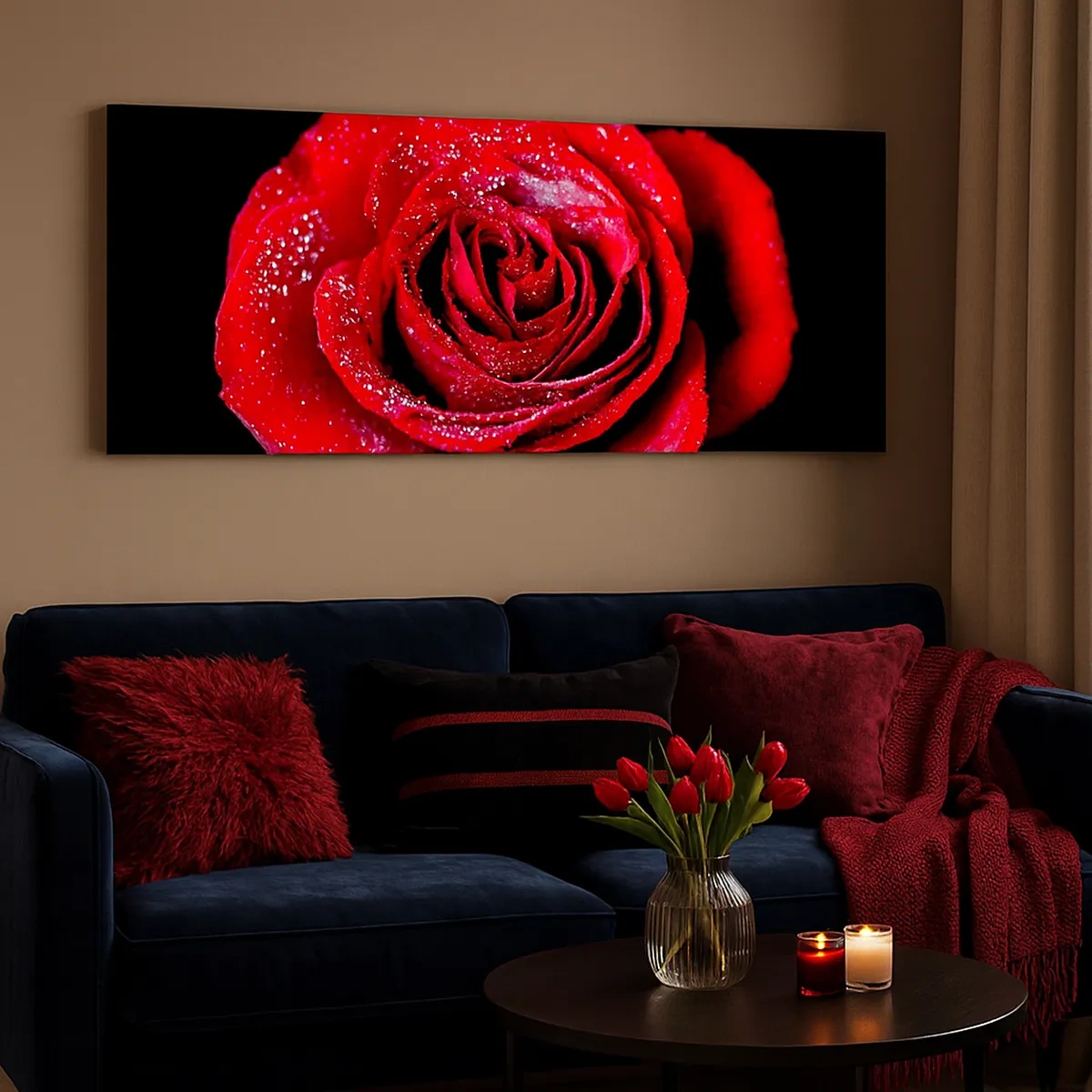 Tablou pe pânză - Pur și simplu dragoste - 30x30 cm