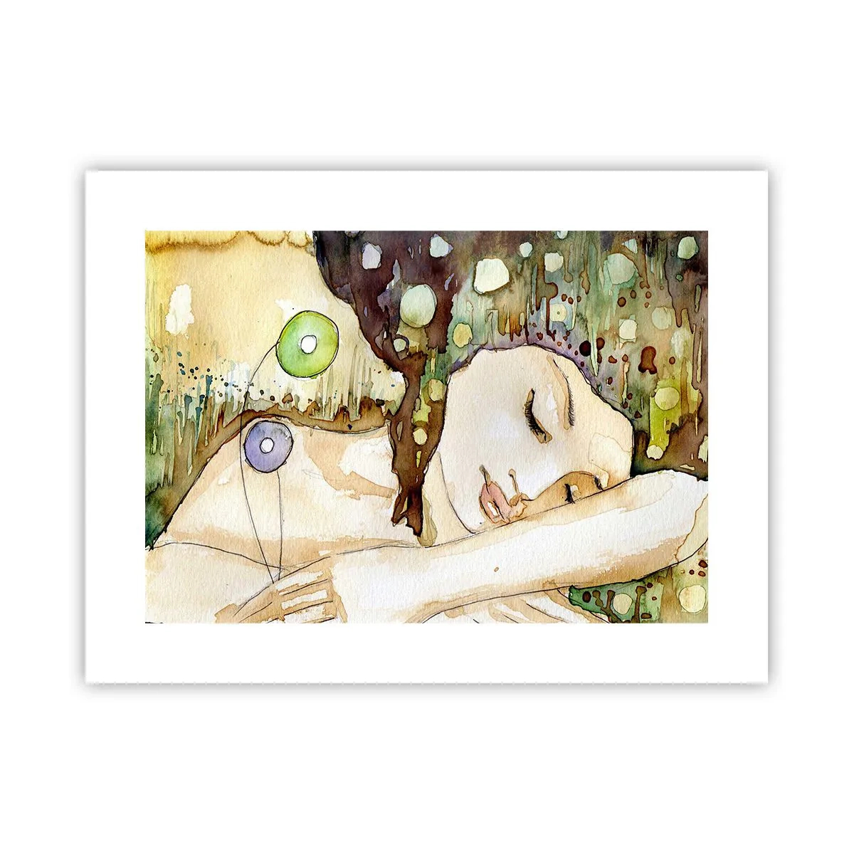 Poster - Visul violet smarald - 40x30 cm