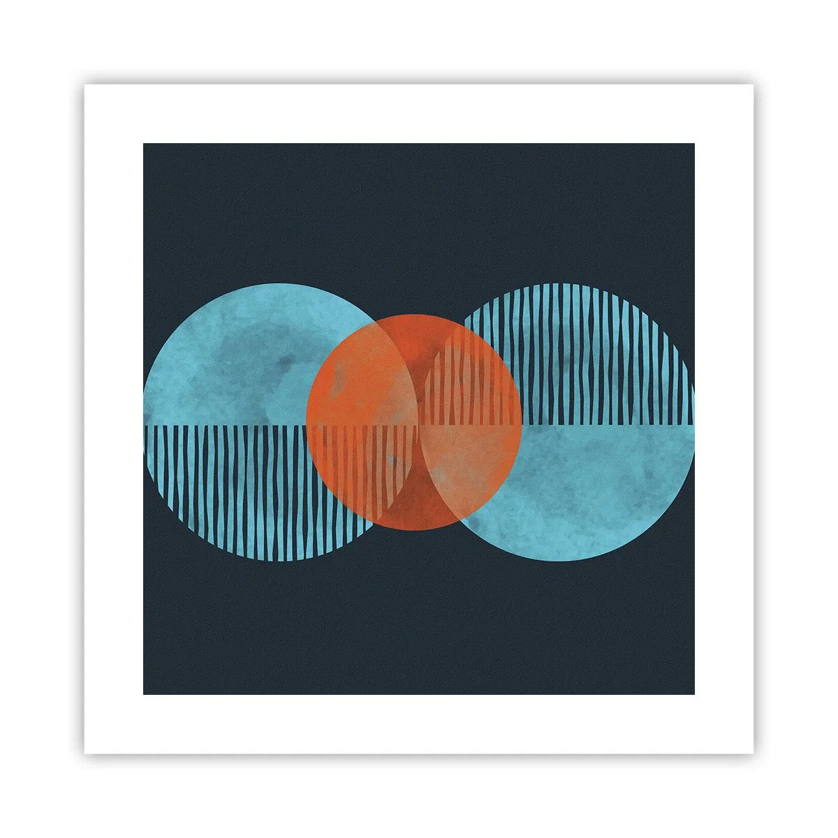 Poster - Compoziție simetrică - 40x40 cm