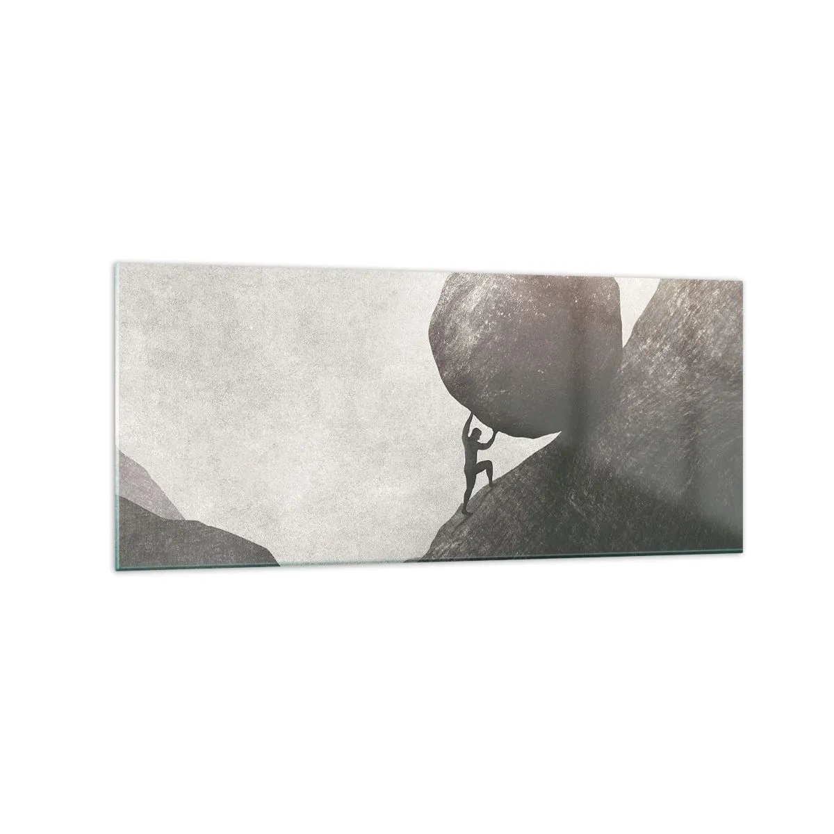 Tablou pe sticlă - Cred, în ciuda așteptărilor - 120x50 cm