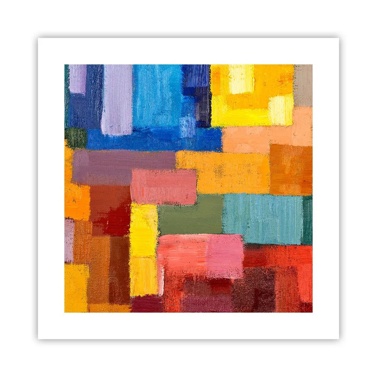 Poster - Fiecare diferită, toate colorate - 40x40 cm