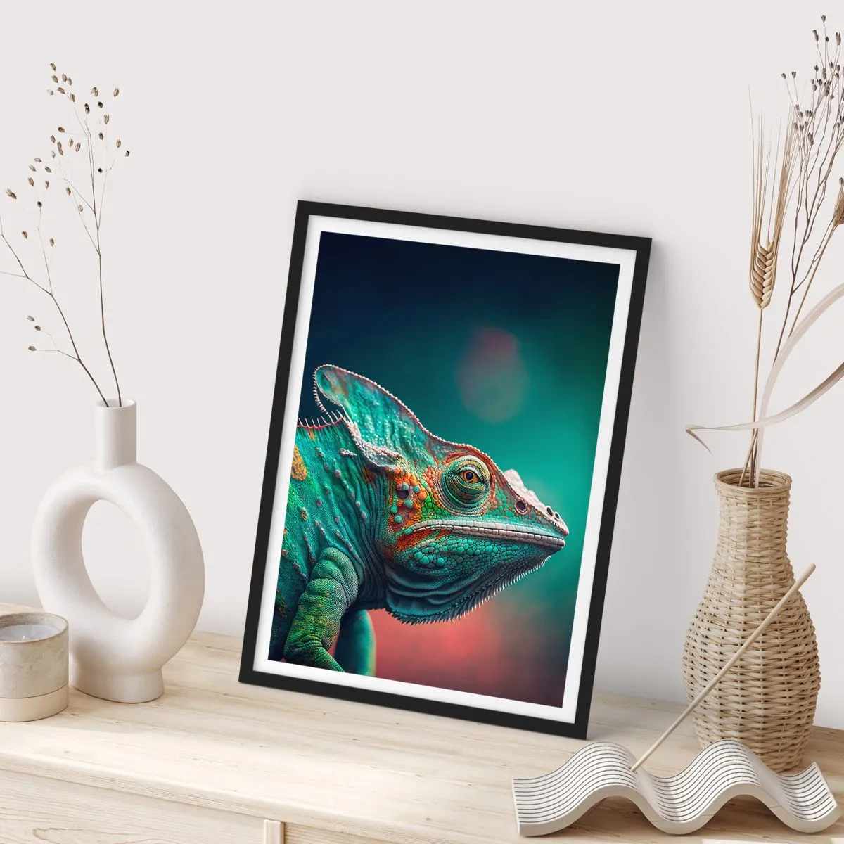 Poster în ramă neagră - Mă poți vedea? Nu e bine... - 40x50 cm