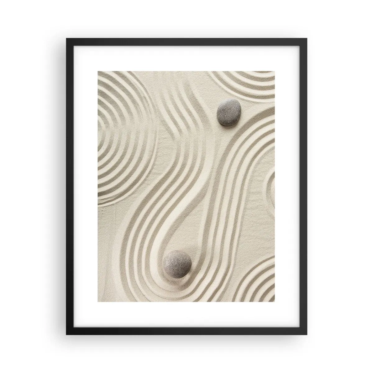 Poster în ramă neagră - Atingere de căldură - 40x50 cm