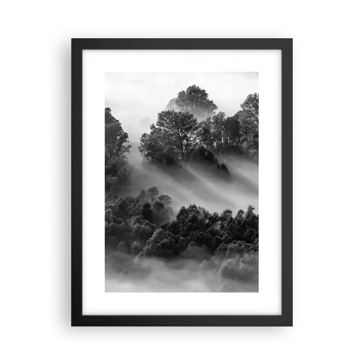 Poster în ramă neagră - Trezindu-se din somn - 30x40 cm