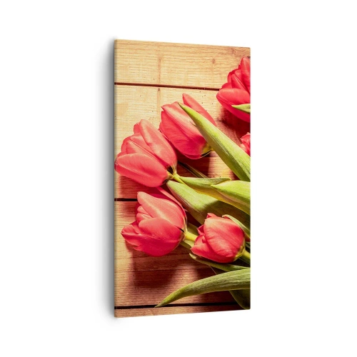 Tablou pe pânză - Mărturisire de primăvară - 55x100 cm