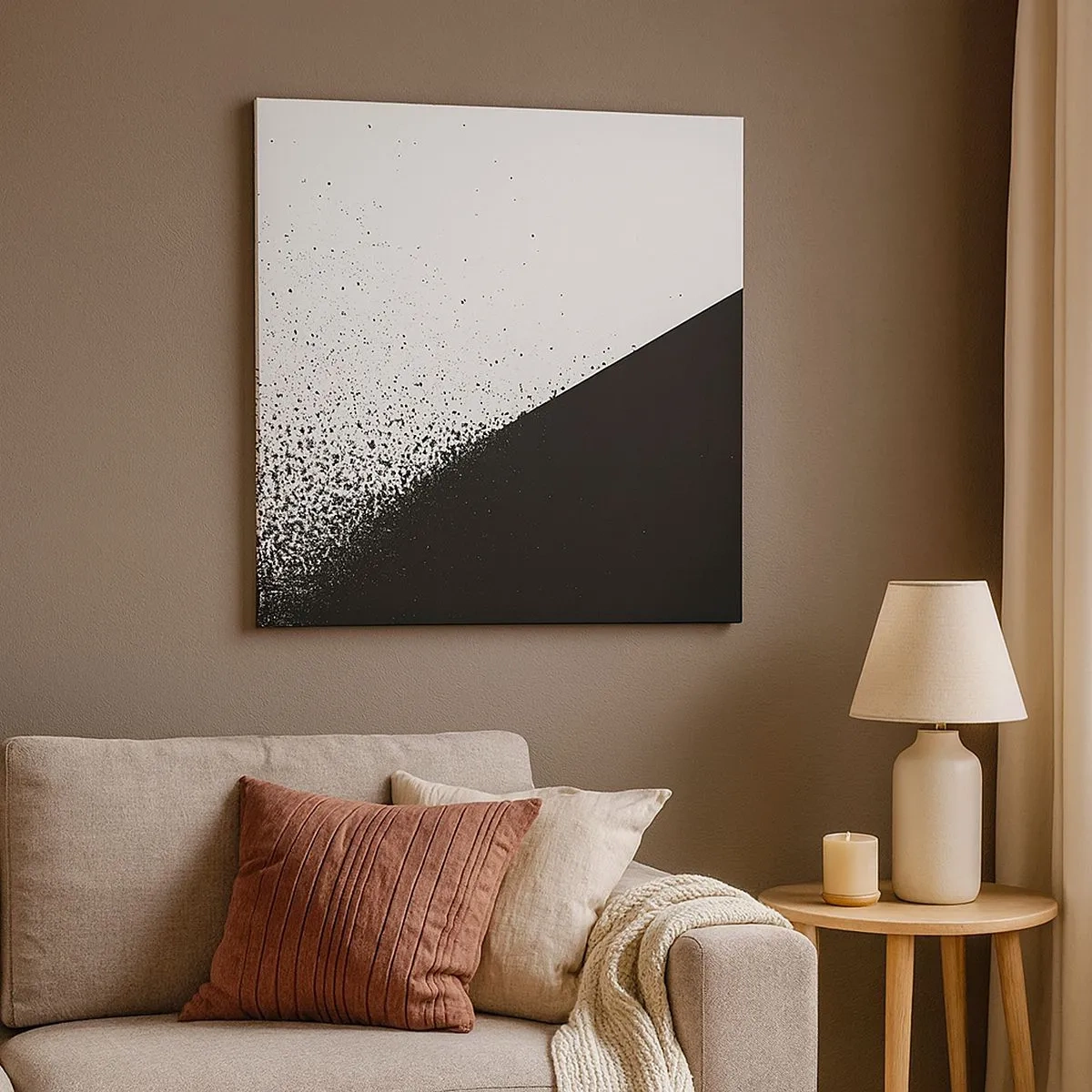 Tablou pe pânză - Din ce în ce mai repede, din ce în ce mai mult - 30x30 cm