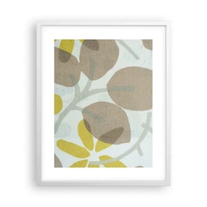 Poster în ramă albă - Compoziție în plin soare - 40x50 cm