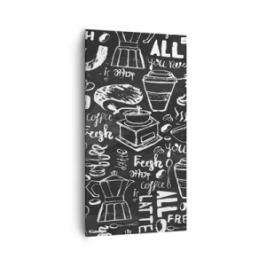 Tablou pe pânză - All you need is… - 55x100 cm