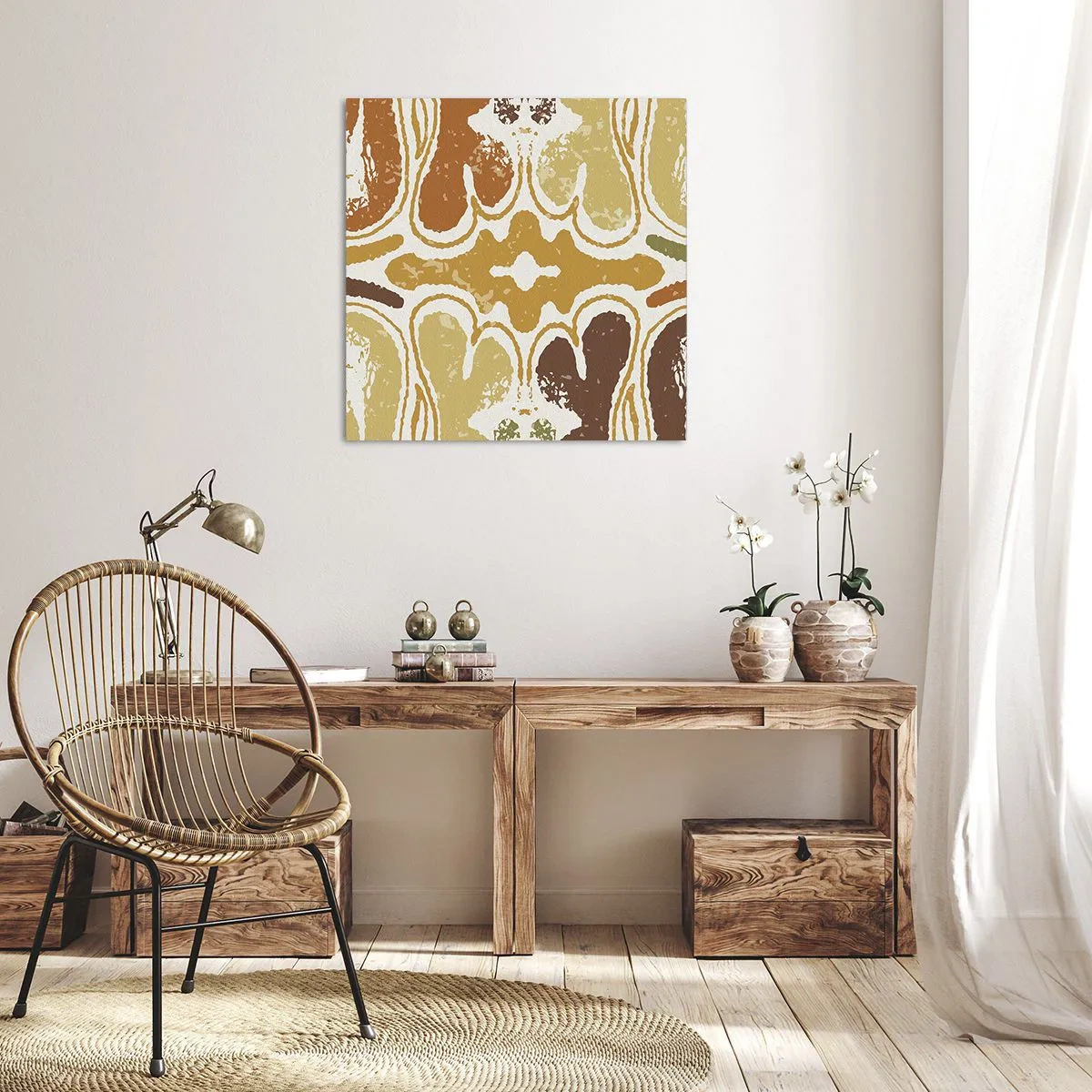 Tablou pe pânză - Abstracție sentimentală - 60x60 cm