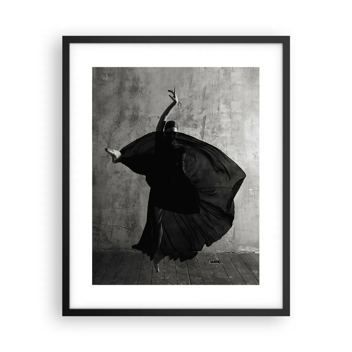 Poster în ramă neagră - Un pas pasional - 40x50 cm