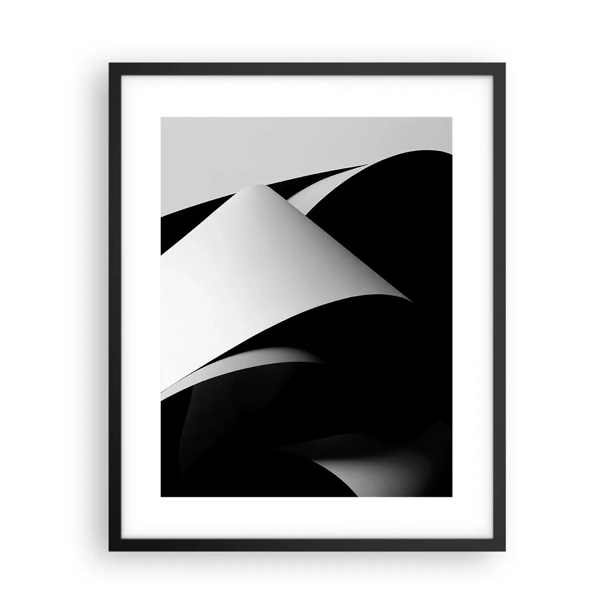 Poster în ramă neagră - Planuri de lumină din adâncurile umbrelor - 40x50 cm