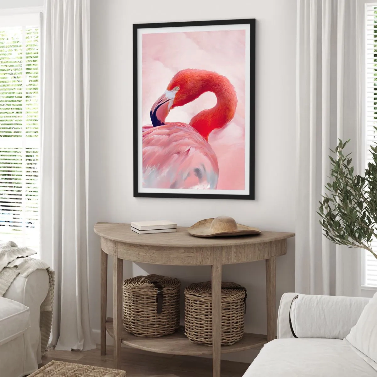 Poster în ramă neagră - Frumusețea păsărilor - 61x91 cm