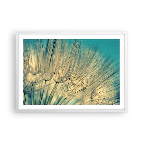 Poster în ramă albă - Așteptând vântul - 70x50 cm