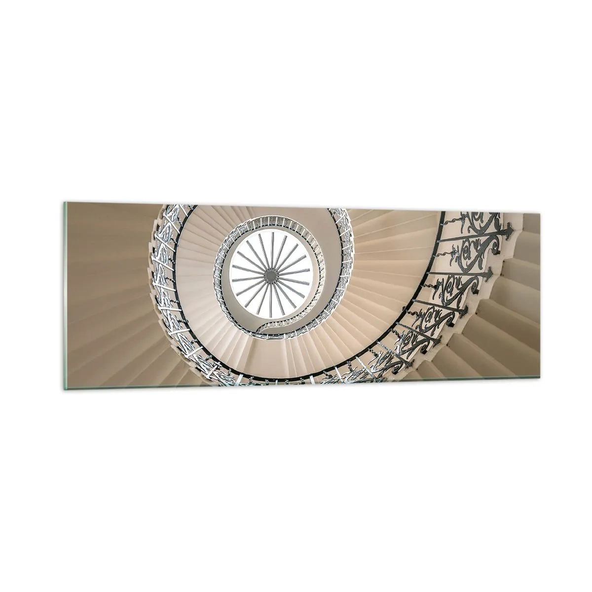 Tablou pe sticlă - În interiorul cochiliei - 90x30 cm