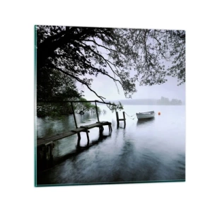 Tablou pe sticlă - Te odihnești deja - 30x30 cm