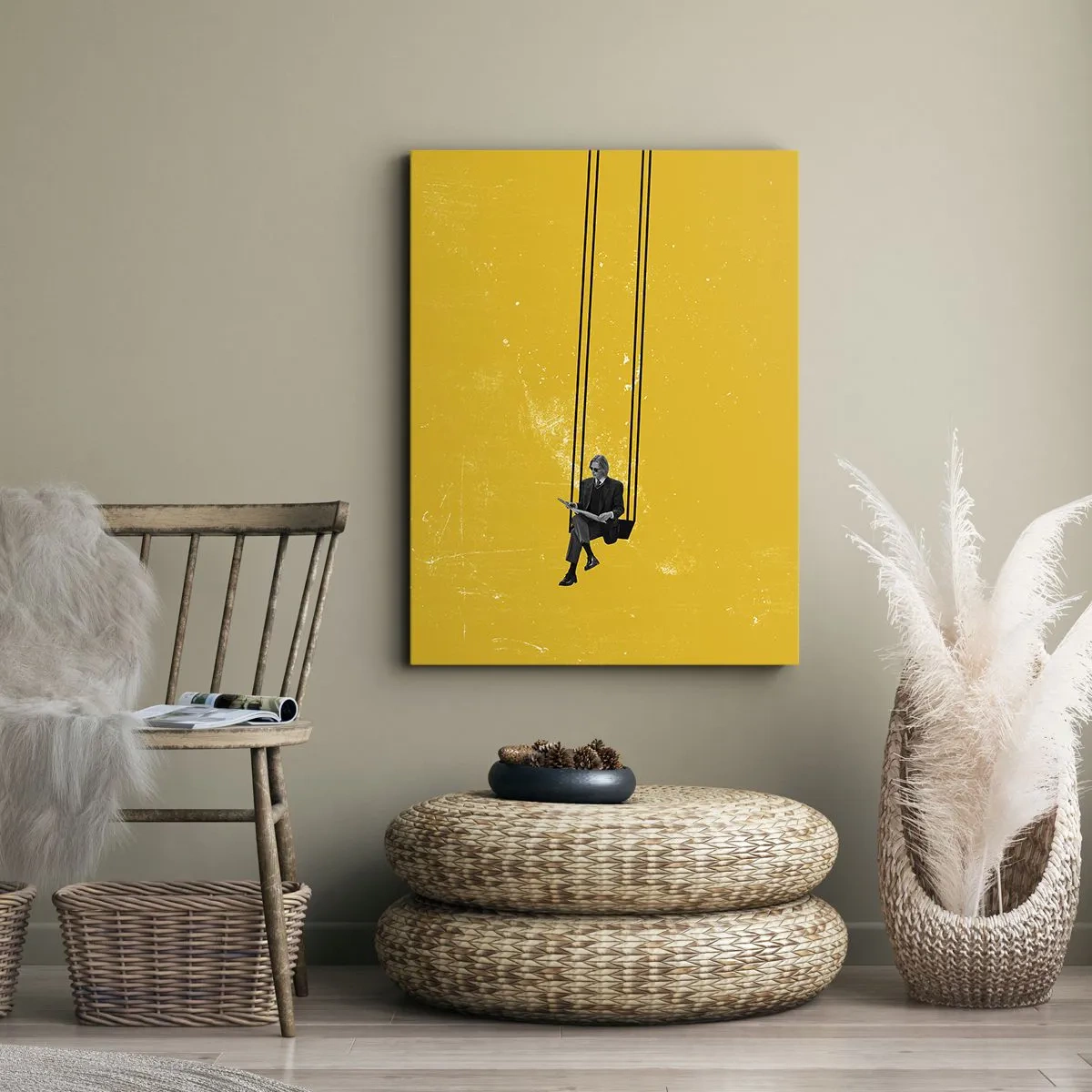 Tablou pe pânză - O zi ca oricare alta - 70x100 cm