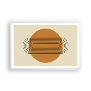 Poster în ramă albă - Planul perfect - 91x61 cm