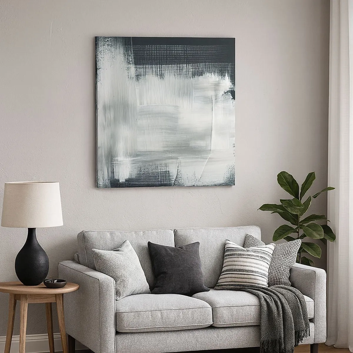 Tablou pe pânză - Țesut vertical și orizontal - 30x30 cm