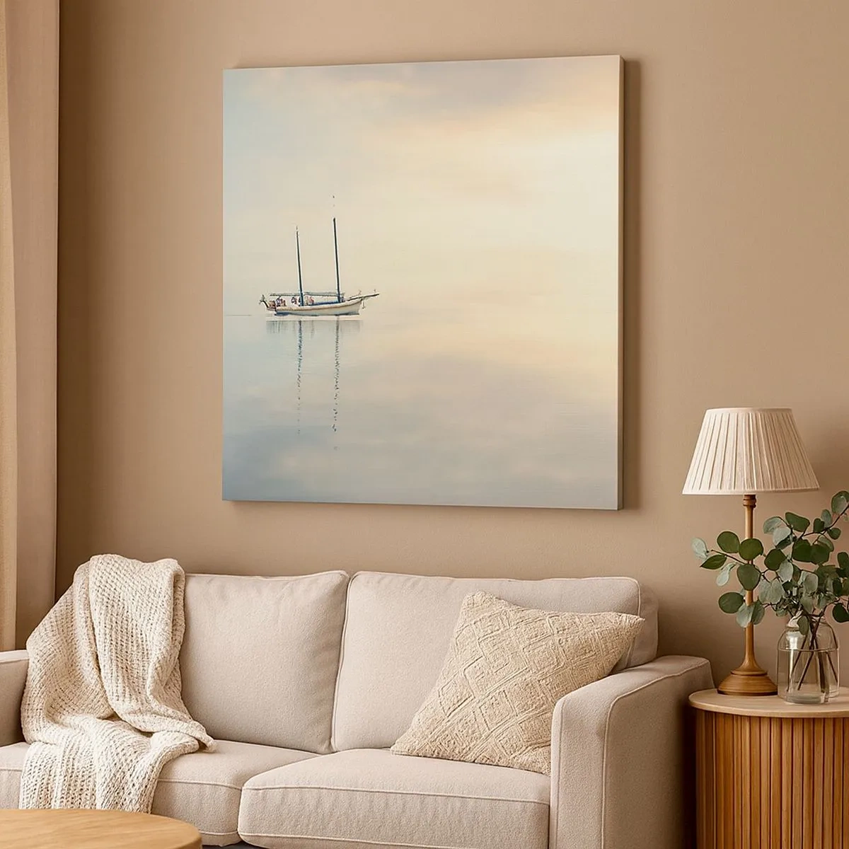 Tablou pe pânză - În tăcerea mării - 30x30 cm