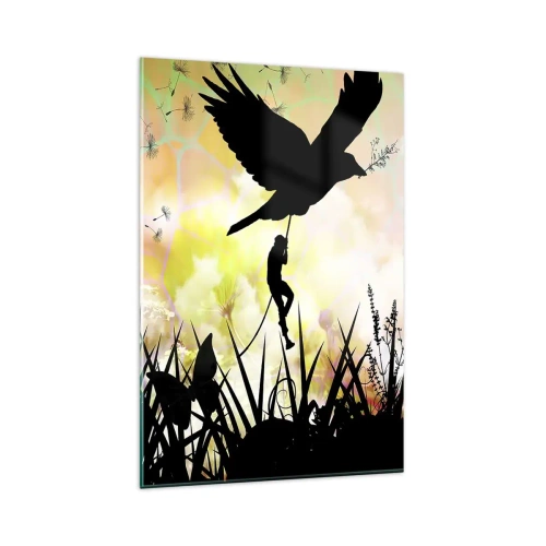 Tablou pe sticlă - Într-o atmosferă de basm - 80x120 cm