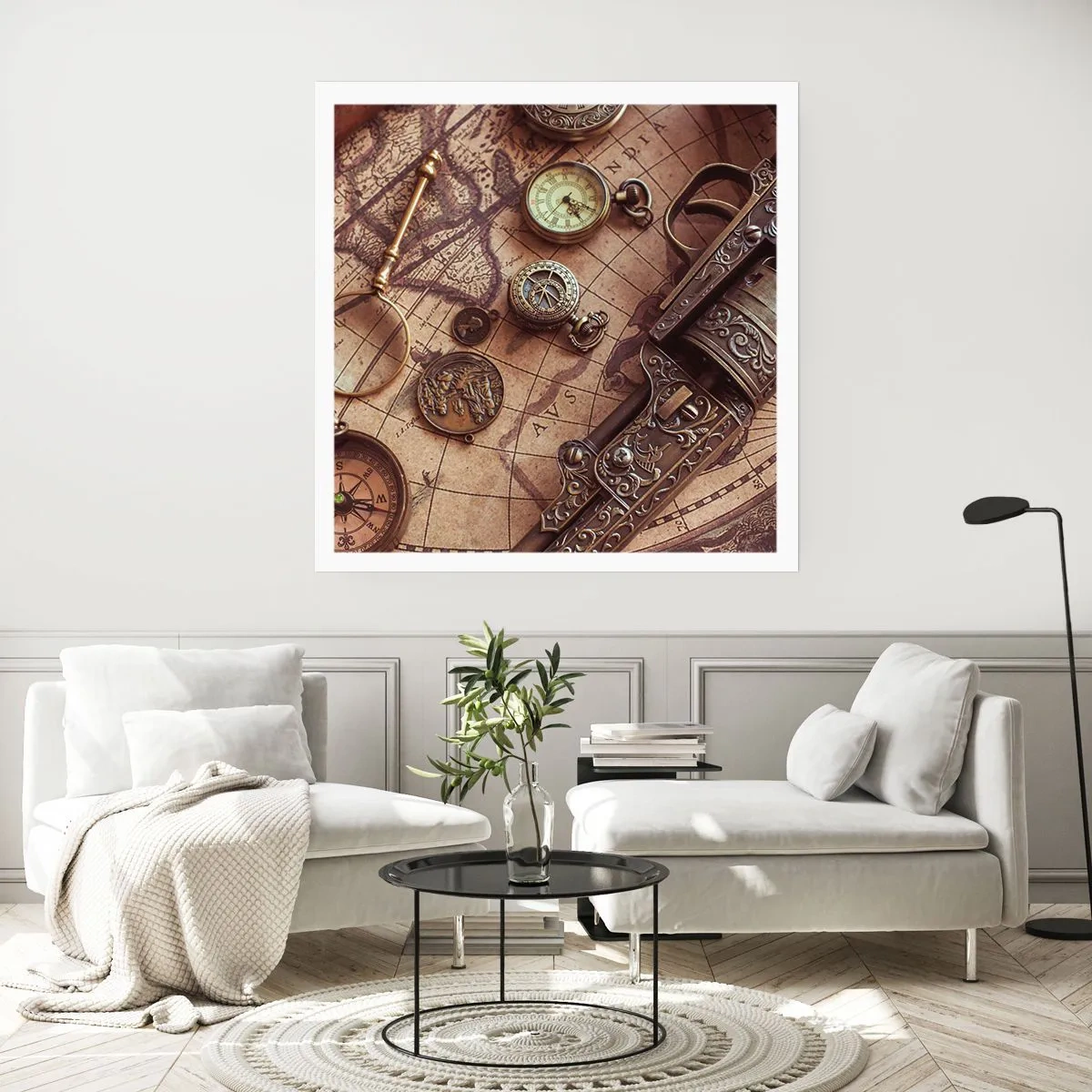 Poster - Sugestii de aventură - 50x50 cm