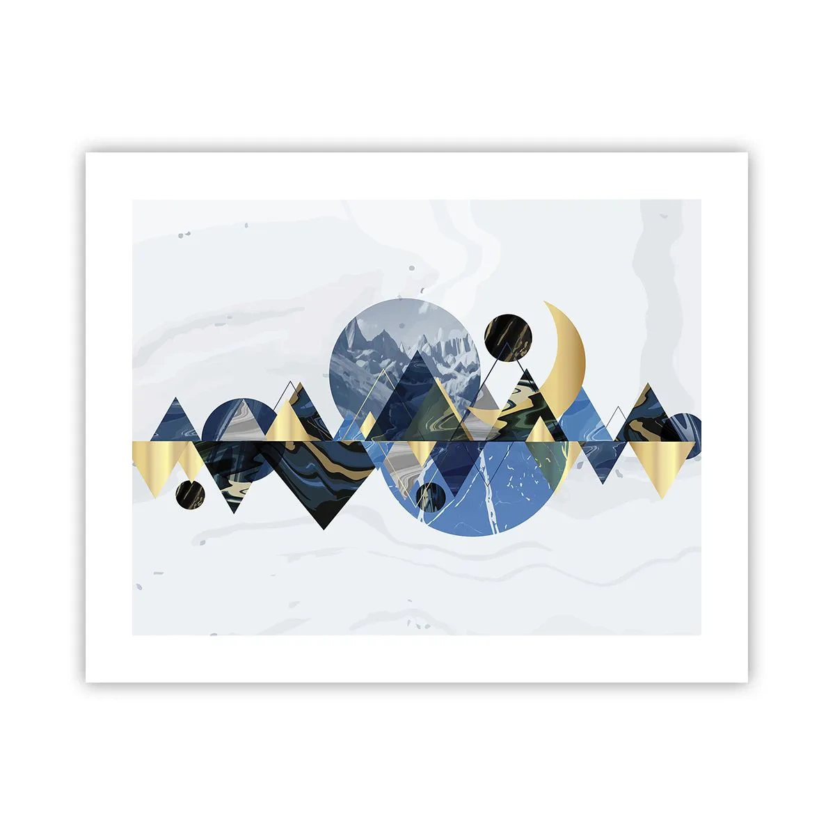 Poster - Peisaj geometric - 50x40 cm