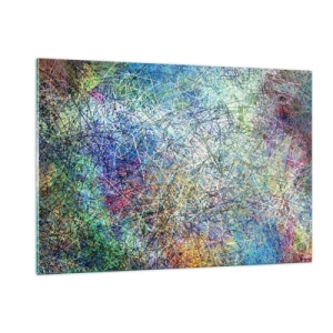 Tablou pe sticlă - Nu este atât de simplu - 120x80 cm