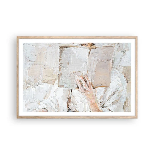 Poster în ramă de stejar deschis - Într-o altă lume - 91x61 cm
