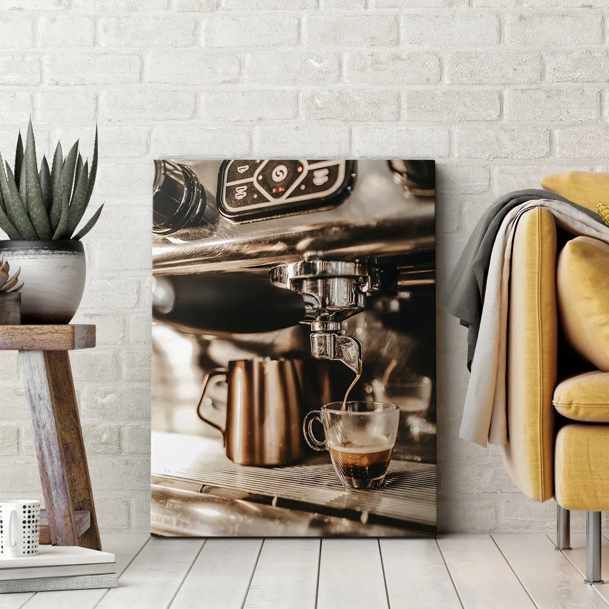 Tablou pe pânză - Strălucirea cafelei - 50x70 cm