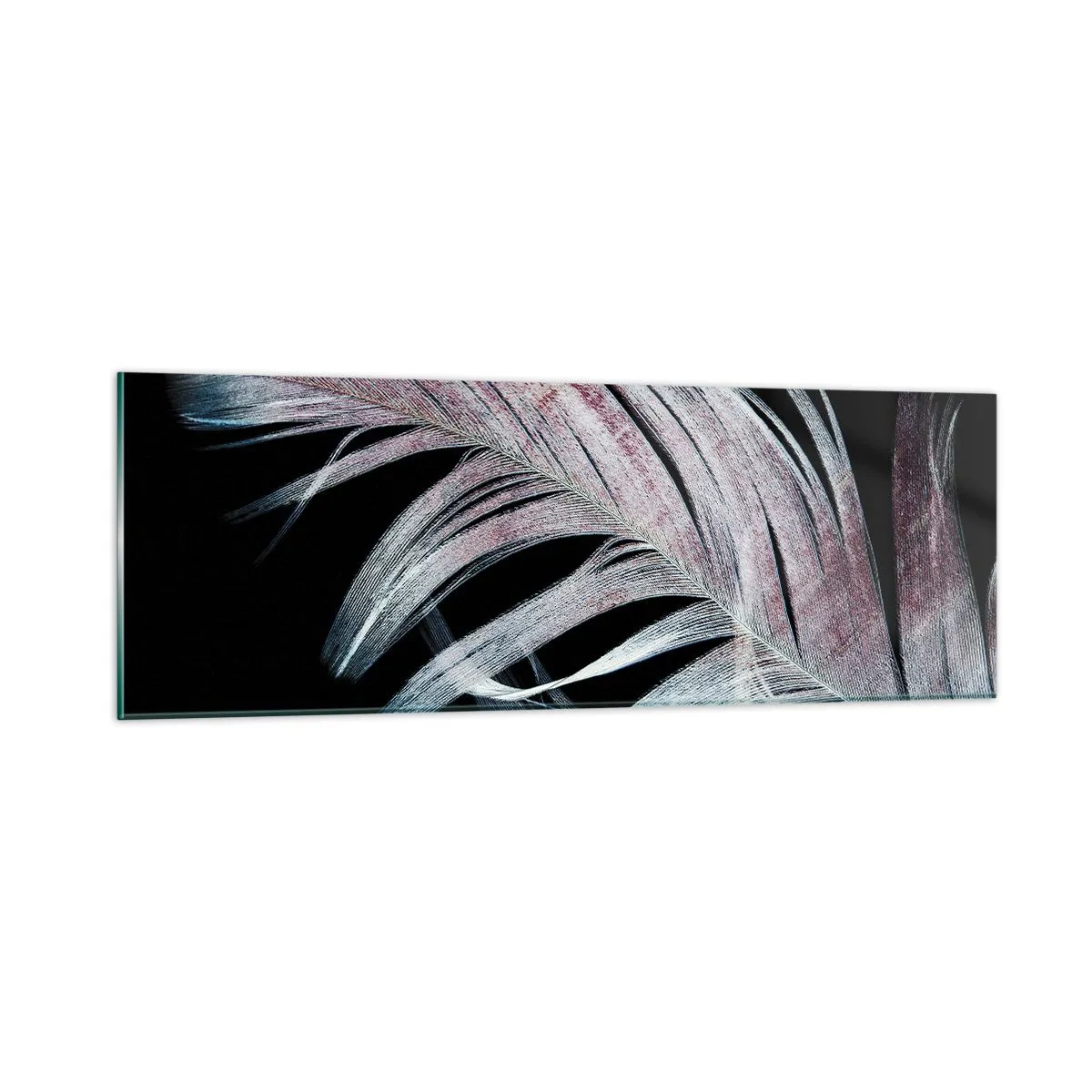 Tablou pe sticlă - Gândește-te la atingere - 90x30 cm