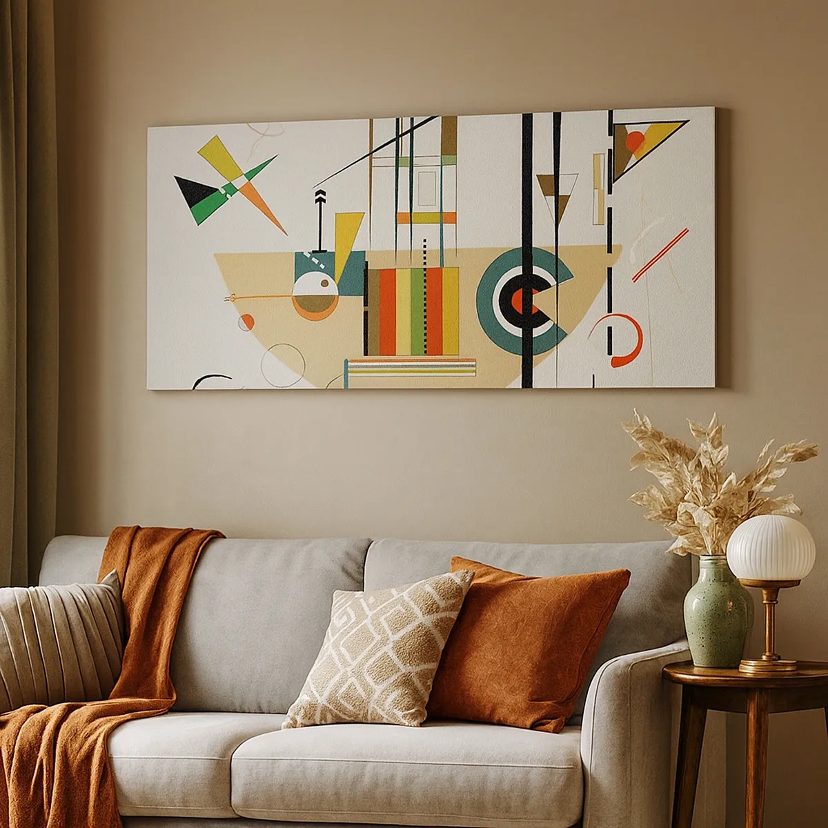 Tablou pe pânză - Și lumea râde - 30x30 cm