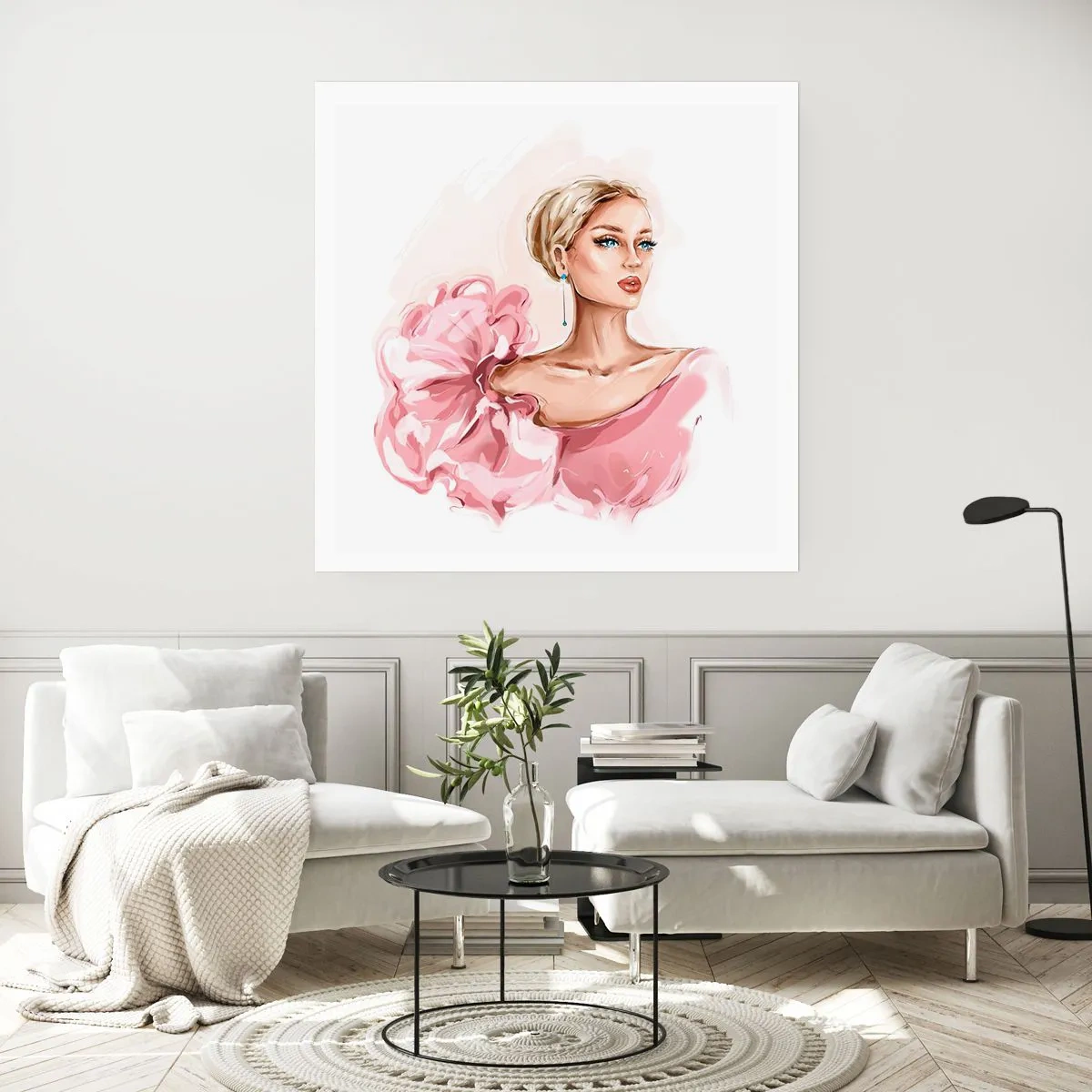 Poster - Așa cum a fost pictată... - 30x30 cm