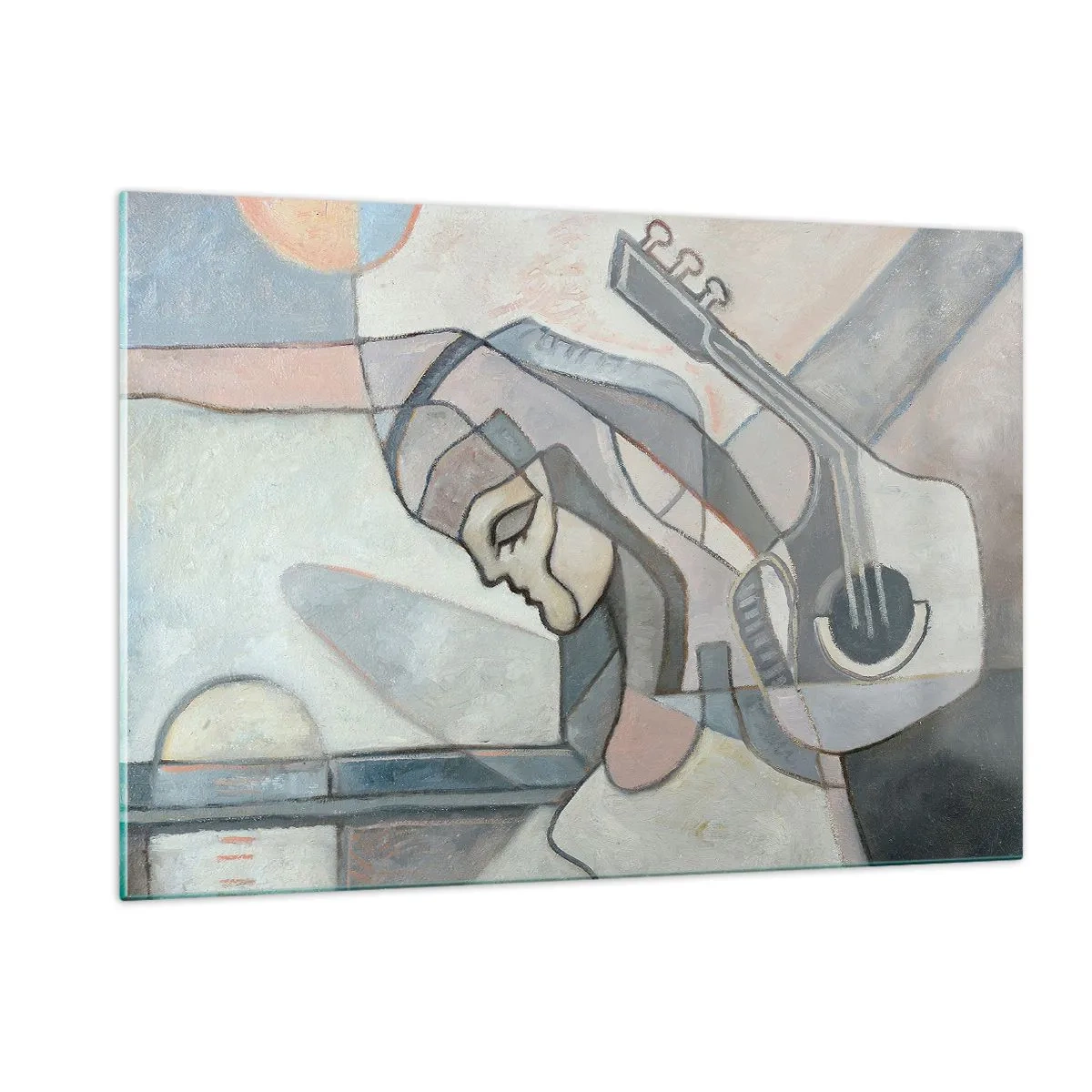 Tablou pe sticlă - În puterea muzicii - 120x80 cm