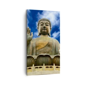 Tablou pe pânză - Trăiește fără teamă - 45x80 cm