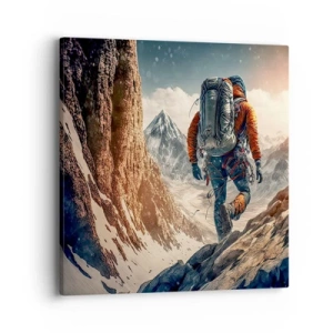 Tablou pe pânză - Războinic singuratic - 40x40 cm