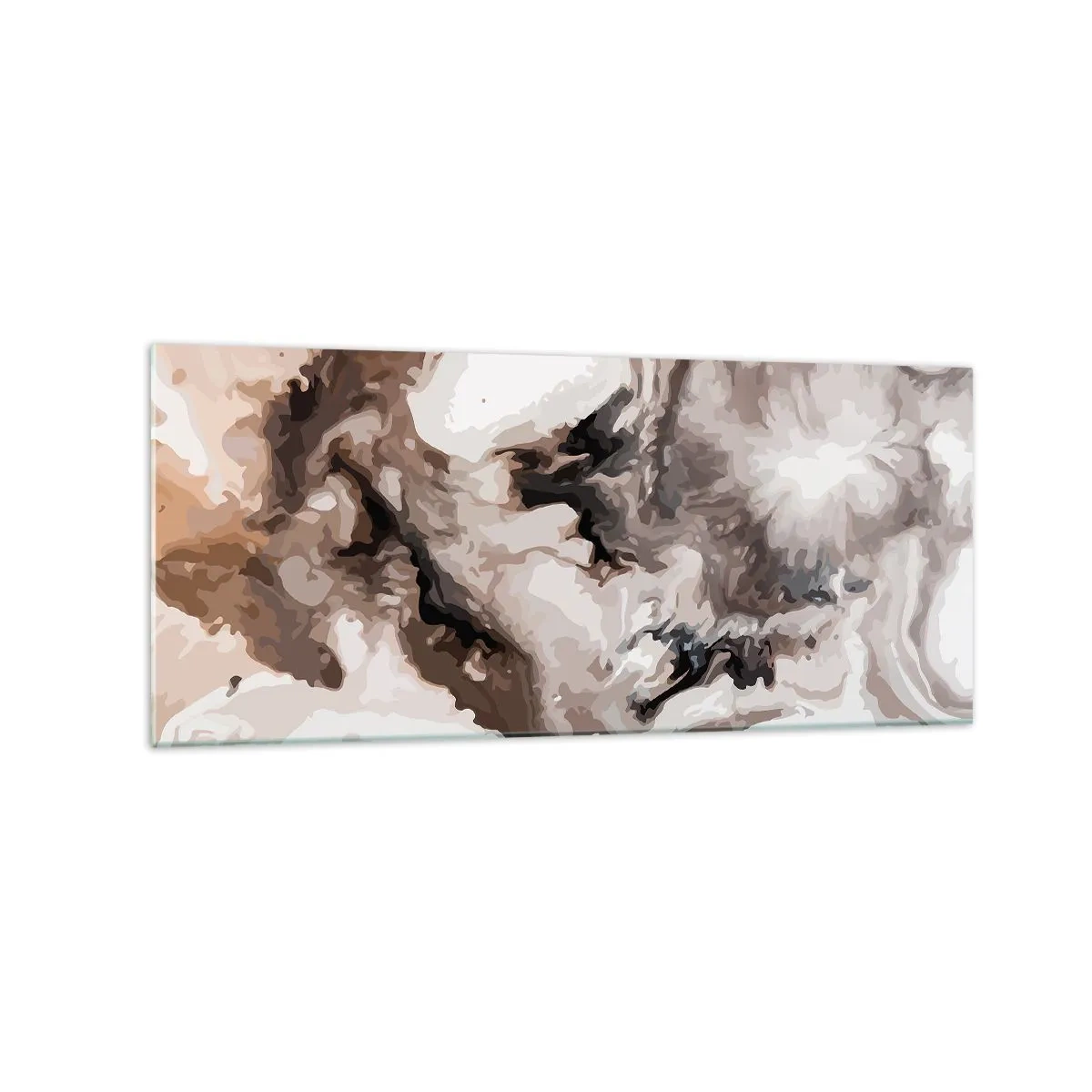 Tablou pe sticlă - Nașterea unei galaxii - 120x50 cm