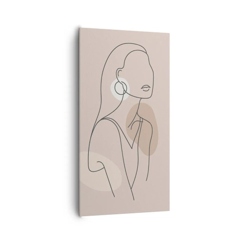 Tablou pe pânză - Icoana fecioarei - 65x120 cm