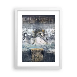 Poster în ramă albă - Ca pe gheață, ca pe asfalt - 30x40 cm