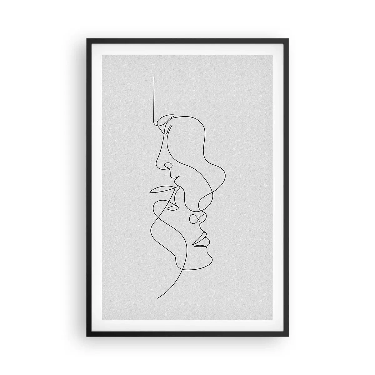 Poster în ramă neagră - Dorință vorace - 61x91 cm