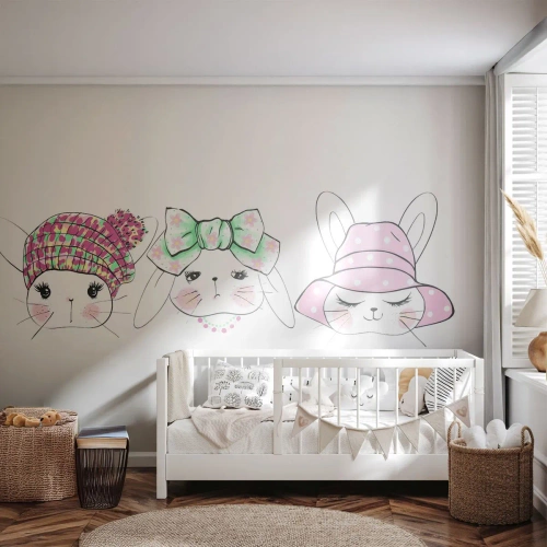 Tapet Autoadeziv Deluxe Sticker - Gânditoare, tristă, mulțumită - Pentru copii, Grafică, Ilustrare - 400x280 cm