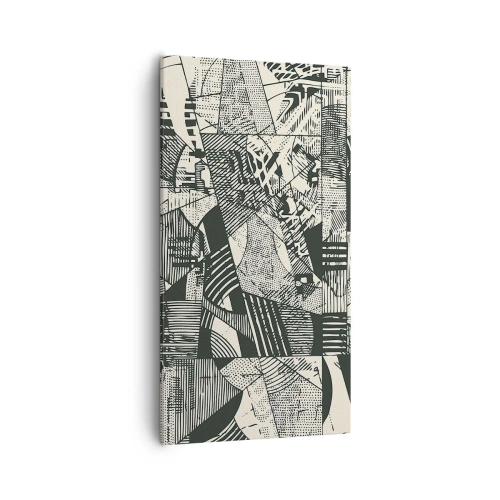Tablou pe pânză - Dinamica de astăzi - 55x100 cm