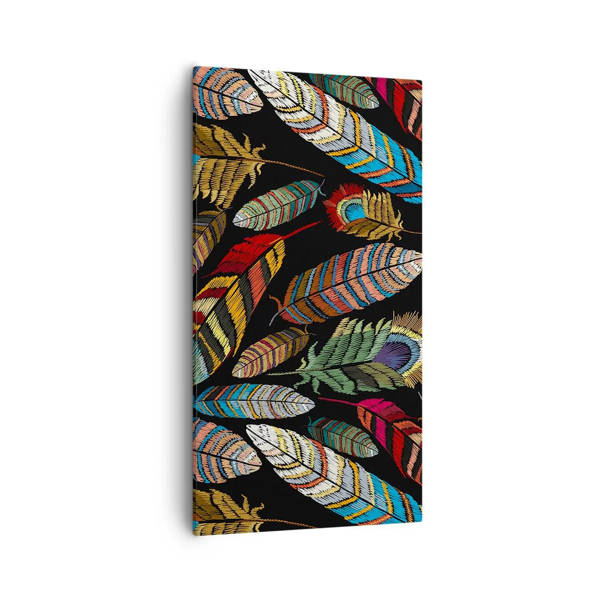 Tablou pe pânză - Carnavalul păsărilor - 55x100 cm