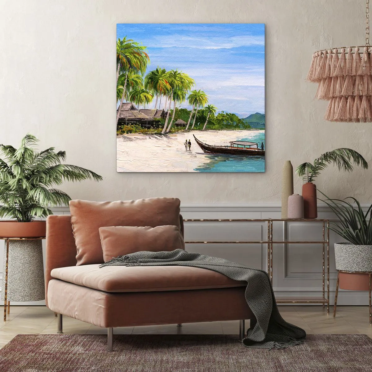 Tablou pe pânză - Un vis exotic - 60x60 cm