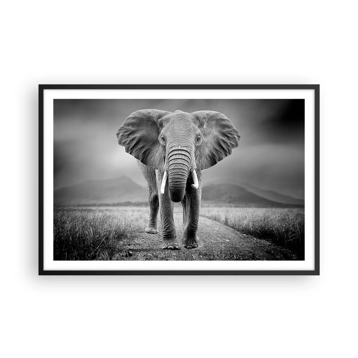 Poster în ramă neagră - Gazda te salută - 91x61 cm