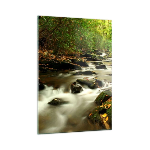 Tablou pe sticlă - Ca argintul lichid - 50x70 cm