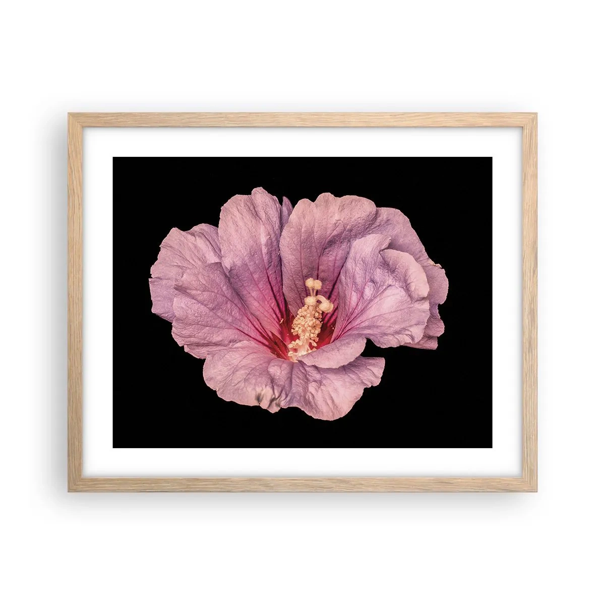 Poster în ramă de stejar deschis - Direct la inimă - 50x40 cm